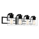Lansdowne 4 Light Bath Light in Matte Black 4