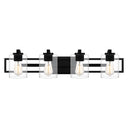 Lansdowne 4 Light Bath Light in Matte Black 1