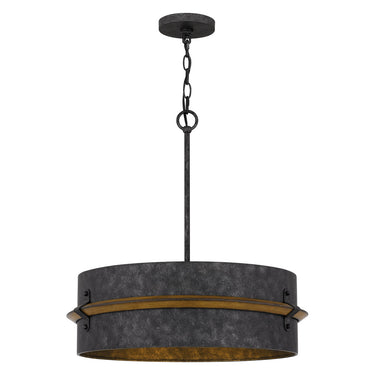 Lariat 3 Light Pendant in Old Black Finish 1