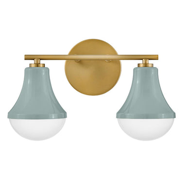 Lark by Hinkley - Haddie LED Small Two Light Vanity Wall Sconce - 2
