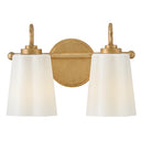 Lark by Hinkley - Honey LED Small Two Light Vanity Wall Sconce