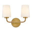 Lark by Hinkley - Kline LED Small Two Light Vanity Wall Sconce - 6