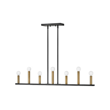 Lark by Hinkley - Lazlo LED Large Seven Light Linear Chandelier