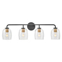 Lark by Hinkley - Percy LED Large Four Light Vanity Wall Sconce