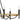 Legare 6 Light Island Light in Matte Black 1