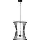 Leiland 4 Light Pendant in Matte Black 2