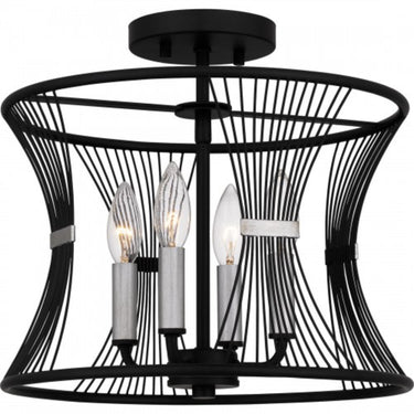 Leiland Semi-Flush Mount-LEI1714MBK