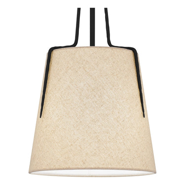 Leona 1 Light Mini Pendant in Matte Black 2