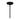 Leona 1 Light Mini Pendant in Matte Black 3