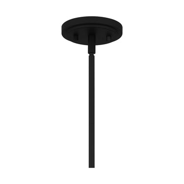 Leona 1 Light Mini Pendant in Matte Black 3