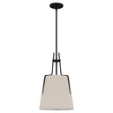 Leona 1 Light Mini Pendant in Matte Black 4