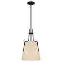 Leona 1 Light Mini Pendant in Matte Black 1