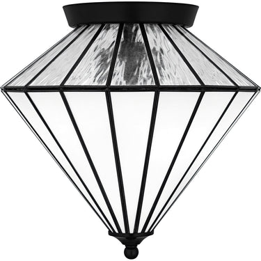 Liam 3 Light Flush Mount in Matte Black 4