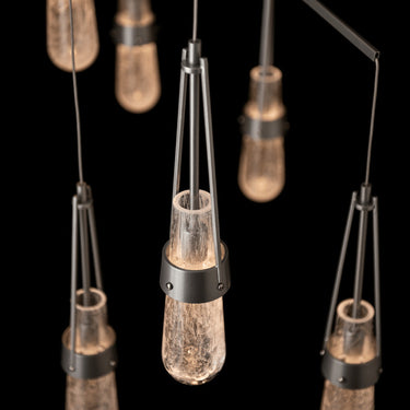Link 10-Light Blown Glass Mobile Pendant 5