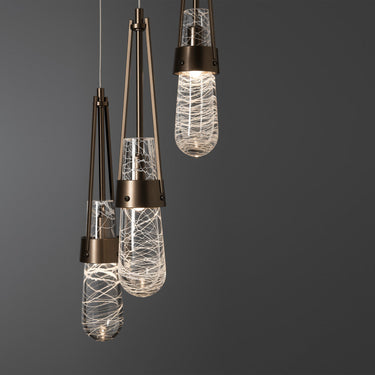 Link 5-Light Blown Glass Pendant 33
