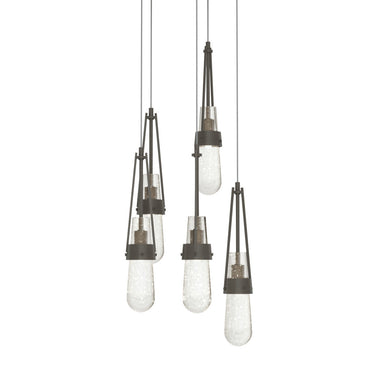 Link 5-Light Blown Glass Pendant 9