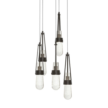 Link 5-Light Blown Glass Pendant 13