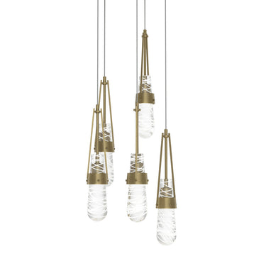 Link 5-Light Blown Glass Pendant 20