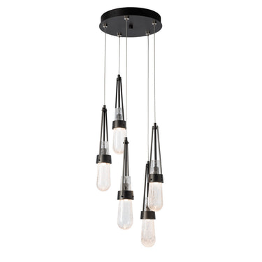 Link 5-Light Blown Glass Pendant 1