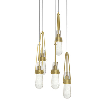 Link 5-Light Blown Glass Pendant 23