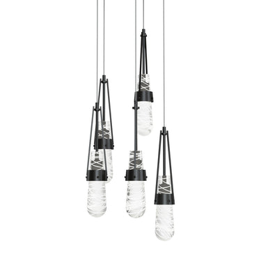Link 5-Light Blown Glass Pendant 26