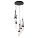 Link 5-Light Blown Glass Pendant 2