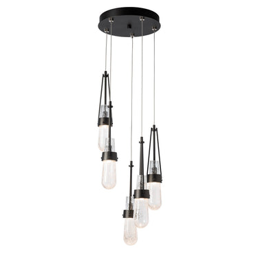 Link 5-Light Blown Glass Pendant 2