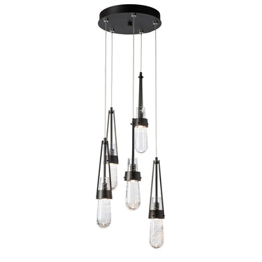 Link 5-Light Blown Glass Pendant 4
