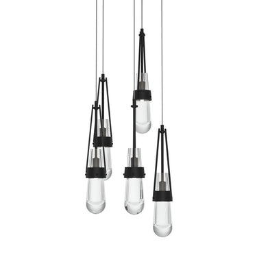Link 5-Light Clear Glass Pendant 13