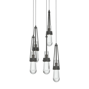 Link 5-Light Clear Glass Pendant 15