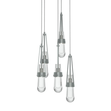 Link 5-Light Clear Glass Pendant 16