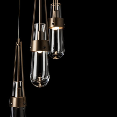 Link 5-Light Clear Glass Pendant 3