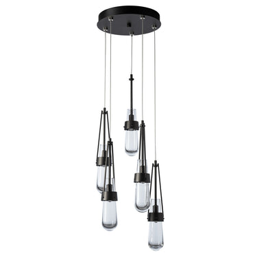 Link 5-Light Clear Glass Pendant 6