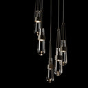Link 5-Light Clear Glass Pendant 8