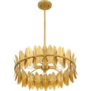 Liza 4 Light Pendant in Gold Leaf 2