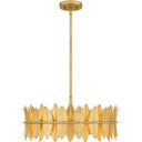 Liza 4 Light Pendant in Gold Leaf 1