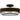 Lockwood 3 Light Semi-Flush Mount in Earth Black 1