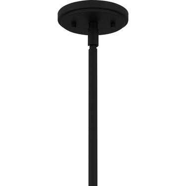 Lucy 1 Light Pendant in Matte Black 3