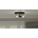 Lucy 3 Light Flush Mount in Matte Black 4