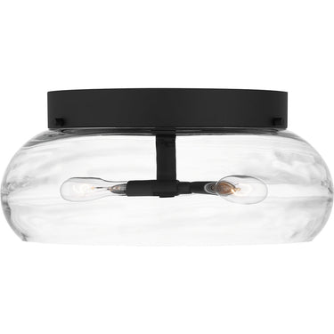 Lucy 3 Light Flush Mount in Matte Black 5