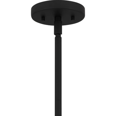 Lucy 5 Light Chandelier in Matte Black 2