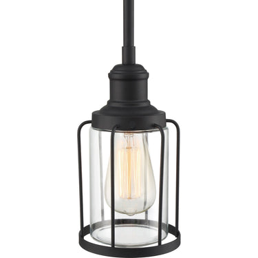 Ludlow 1 Light Mini Pendant in Earth Black 4