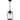 Luther 1 Light Outdoor Pendant in Earth Black 1