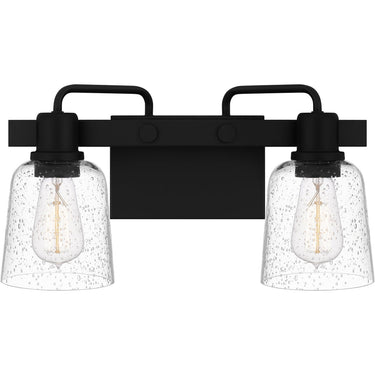 Lydia 2 Light Bath Light in Matte Black 1