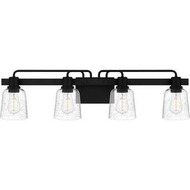 Lydia 4 Light Bath Light in Matte Black 1