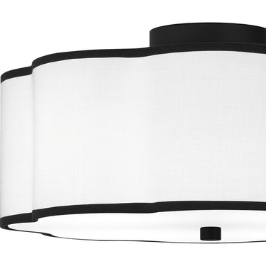 Mabry 4 Light Semi-Flush Mount in Matte Black 2