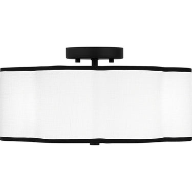 Mabry 4 Light Semi-Flush Mount in Matte Black 4