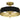 Madden 3 Light Semi-Flush Mount in Aged Brass 7