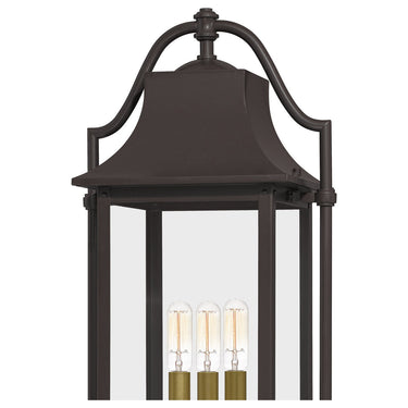 Manning 3 Light Outdoor Post in Western Bronze 2