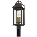 Manning 3 Light Outdoor Post in Western Bronze 7